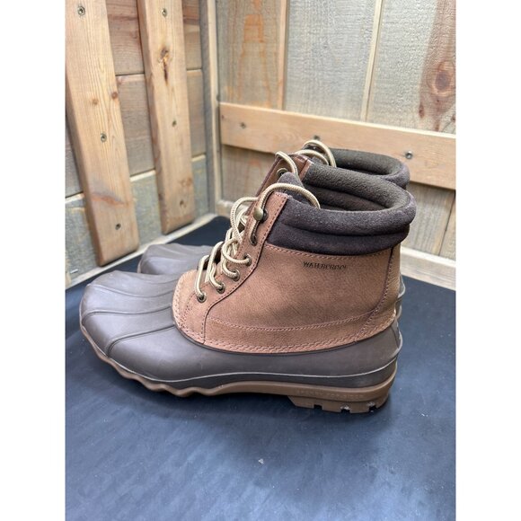 Sperry Men's Top-Sider Duck Boot Waterproof Brown Men Sz 9 STS14140 - Picture 5 of 8